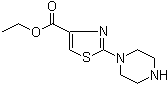 structure of CAS# 104481-24-5, 2-(1-哌嗪基)-4-噻唑羧酸乙酯