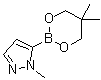 structure of CAS# 1044851-76-4, 5-(5,5-二甲基-1,3,2-二氧硼杂环己烷-2-基)-1-甲基-1H-吡唑