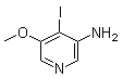 structure of CAS# 1045855-66-0, 4-碘-5-甲氧基-3-吡啶胺