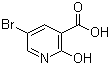 structure of CAS# 104612-36-4, 5-溴-2-羟基烟酸