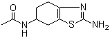 structure of CAS# 104617-51-8, 6-Acetamido-2-amino-4,5,6,7-tetrahydrobenzothiazole