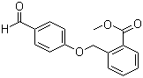 structure of CAS# 1046494-85-2, 2-[(4-Formylphenoxy)methyl]benzoic acid methyl ester