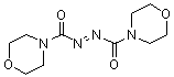 structure of CAS# 10465-82-4, 4,4'-(偶氮二羰基)二吗啉