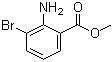 CAS # 104670-74-8, 3-Bromoanthranilic acid methyl ester, Ethyl 3-bromo-2-aminobenzoate, Methyl 2-amino-3-bromobenzoate