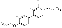 CAS 登录号：1046758-97-7, 2,3,3'-三氟-4,4'-二(2-丙烯-1-基氧基)-1,1'-联苯