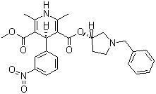 structure of CAS# 104713-75-9, Barnidipine