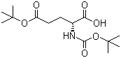 structure of CAS# 104719-63-3, Boc-D-glutamic acid 5-(tert-butyl) ester