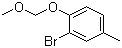 structure of CAS# 104750-60-9, 2-Bromo-1-(methoxymethoxy)-4-methylbenzene