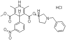 structure of CAS# 104757-53-1, 盐酸巴尼地平