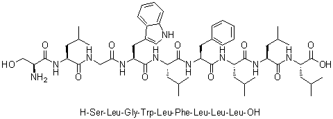 CAS 登录号：1048002-78-3, L-丝氨酰-L-亮氨酰甘氨酰-L-色氨酰-L-亮氨酰-L-苯丙氨酰-L-亮氨酰-L-亮氨酰-L-亮氨酸