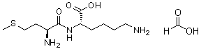 structure of CAS# 104809-21-4, L-Methionyl-L-lysine monoformate