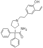 CAS # 1048979-09-4, (3S)-1-[2-(3-Ethenyl-4-hydroxyphenyl)ethyl]-alpha,alpha-diphenyl-3-pyrrolidineacetamide