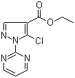 structure of CAS# 104909-40-2, 5-氯-1-(2-嘧啶基)-1H-吡唑-4-羧酸乙酯