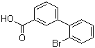 structure of CAS# 1049143-36-3, 2'-Bromobiphenyl-3-carboxylic acid