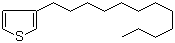 structure of CAS# 104934-52-3, 3-十二烷基噻吩