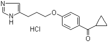 CAS # 1049741-81-2, Cyclopropyl[4-[3-(1H-imidazol-5-yl)propoxy]phenyl]methanone hydrochloride