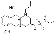 CAS # 1049775-69-0, N-Ethyl-N'-[(3S,4aS,10aR)-1,2,3,4,4a,5,10,10a-octahydro-6-hydroxy-1-propylbenzo[g]quinolin-3-yl]sulfamide hydrochloride (1:1)