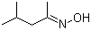 structure of CAS# 105-44-2, 4-Methylpentan-2-one oxime
