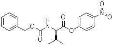 CAS # 10512-94-4, N-(Benzyloxycarbonyl)-D-valine p-nitrophenyl ester