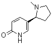 structure of CAS# 10516-09-3, 5-[(2S)-1-Methyl-2-pyrrolidinyl]-2(1H)-pyridinone