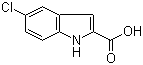 structure of CAS# 10517-21-2, 5-氯吲哚-2-羧酸