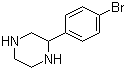 structure of CAS# 105242-07-7, 2-(4-Bromophenyl)piperazine