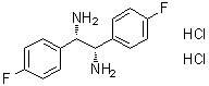 structure of CAS# 1052707-11-5, (1S,2S)-1,2-二(4-氟苯基)-1,2-乙二胺二盐酸盐