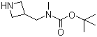 structure of CAS# 1053655-53-0, N-(3-氮杂环丁烷甲基)-N-甲基氨基甲酸叔丁酯