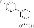 structure of CAS# 10540-39-3, 4'-氟联苯-3-甲酸