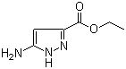 structure of CAS# 105434-90-0, 5-氨基吡唑-3-甲酸乙酯