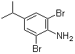 structure of CAS# 10546-65-3, 2,6-Dibromo-4-isopropylaniline