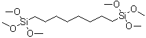 structure of CAS# 105566-68-5, 1,8-Bis(trimethoxysilyl)octane