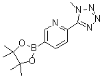 CAS 登录号：1056039-85-0, 2-(1-甲基-1H-四唑-5-基)-5-(4,4,5,5-四甲基-1,3,2-二氧硼杂环戊烷-2-基)-吡啶