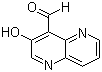 structure of CAS# 1056877-14-5, 3-Hydroxy-1,5-naphthyridine-4-carboxaldehyde