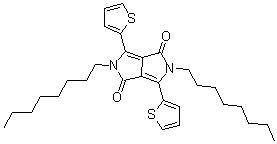 structure of CAS# 1057401-08-7, 2,5-二氢-2,5-二辛基-3,6-二-2-噻吩基吡咯并[3,4-c]吡咯-1,4-二酮
