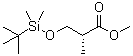 CAS # 105859-44-7, (2R)-3-[[(1,1-Dimethylethyl)dimethylsilyl]oxy]-2-methylpropanoic acid methyl ester