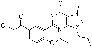 CAS # 1058653-74-9, 5-[5-(2-Chloroacetyl)-2-ethoxyphenyl]-1,6-dihydro-1-methyl-3-propyl-7H-pyrazolo[4,3-d]pyrimidin-7-one