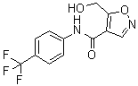 CAS # 1058722-46-5, 5-(Hydroxymethyl)-N-[4-(trifluoromethyl)phenyl]-4-isoxazolecarboxamide