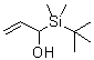 structure of CAS# 105875-75-0, 1-[(1,1-Dimethylethyl)dimethylsilyl]-2-propen-1-ol