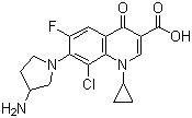 structure of CAS# 105956-97-6, 克林沙星