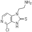 CAS # 1061318-71-5, 1-(2-Aminoethyl)-4-chloro-1H-imidazo[4,5-c]pyridine-2(3H)-thione