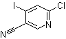 structure of CAS# 1061357-83-2, 6-氯-4-碘烟腈