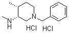 structure of CAS# 1062580-52-2, (3R,4R)-N,4-二甲基-1-(苯基甲基)-3-哌啶胺盐酸盐