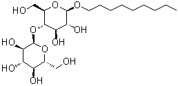 structure of CAS# 106402-05-5, Nonyl 4-O-alpha-D-glucopyranosyl-beta-D-glucopyranoside