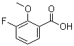 structure of CAS# 106428-05-1, 3-氟-2-甲氧基苯甲酸