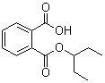CAS # 106477-98-9, 1,2-Benzenedicarboxylic acid 1-(1-ethylpropyl) ester