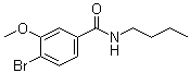 structure of CAS# 1065074-09-0, 4-溴-N-丁基-3-甲氧基苯甲酰胺