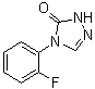 structure of CAS# 1065074-15-8, 4-(2-氟苯基)-2,4-二氢-3H-1,2,4-三唑-3-酮