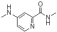 CAS 登录号：1065074-98-7, N-甲基-4-(甲基氨基)-2-吡啶甲酰胺