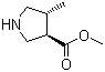 CAS # 1065331-03-4, (3R,4R)-rel-Methyl 4-methylpyrrolidine-3-carboxylate
